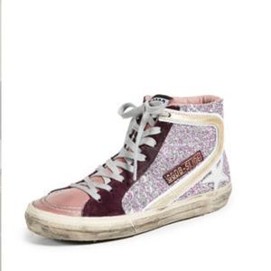 Golden Goose Glitter High Top Sneakers